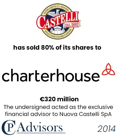 CP Advisors advised Nuova Castelli on the sale of its business to Charterhouse Capital Partners for approximately Eur. 320 million in cash