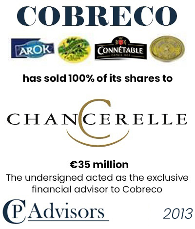 CP Advisors advised Cobreco on the sale of the business to Chancerelle for Eur. 35 million in cash