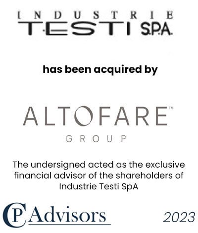 CP Advisors advised the shareholders of Industrie Testi SpA, a leading producer of bijoux for the most exclusive fashion and luxury brands, in the sale to Altofare, a group controlled by White Bridge Investments.