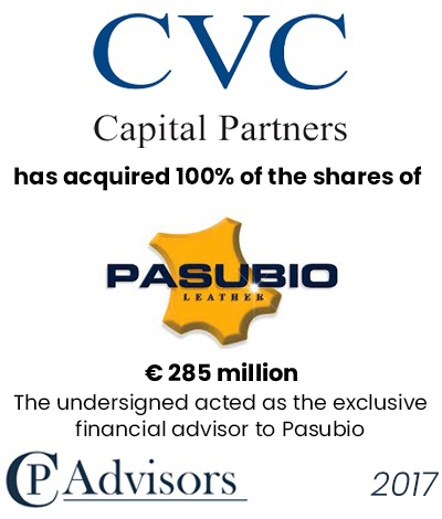 CP Advisors advised Mario Pretto Finanziaria’s shareholders on the sale of Pasubio and Arzignanese to CVC Capital Partners